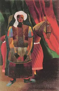 Das, Swapan Kumar (Artist). Indian Puppet, 1990 | Graphic Art