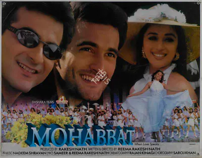 Nath, Rakesh (Producer), Mohabbat, 1997 | Lobby Card