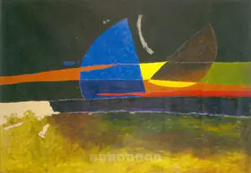 Husain, M.F. (Artist). Theorem Thirteen, 1973 | Painting