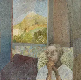 Chakravarty, Jayashree (Artist). Contemplation, 1983 | Painting