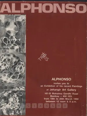 Alphonso (Artist). Alphonso, 1990 | Solo Exhibition Invitation | 00858880