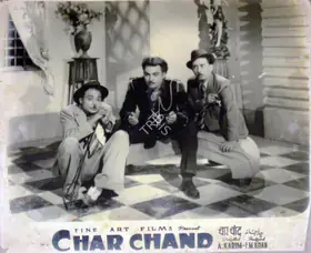 Khan, F.M. (Producer), Char Chand, 1953 | Lobby Card
