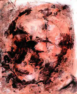 Kaul, Mani (Artist). Head in Bistre, 2005 | Painting