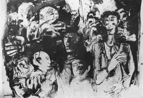 Biswas, Nikhil (Artist). Musicians, 1960 | Drawing