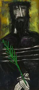 Souza, F.N. (Artist). Christ on Palm Sunday, 1959 | Painting