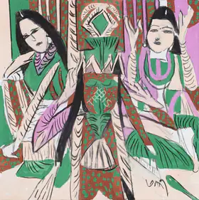 Subramanyan, K.G. (Artist). Untitled, n.d. | Painting