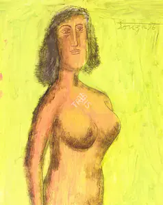 Souza, F.N. (Artist). Untitled, 1956 | Painting