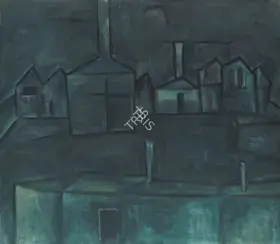 Raza, S.H. (Artist). Untitled, 1954 | Painting