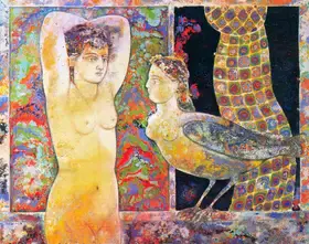 Burman, Sakti (Artist). Mimetisme, n.d. | Painting
