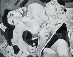 Daraniyagala, Justin P. (Artist). Artist and Model, n.d. | Painting