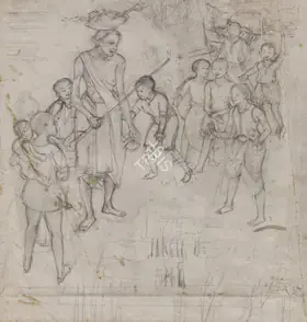 Bendre, N.S. (Artist). Untitled, 1956 | Drawing