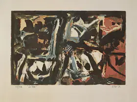 Raza, S.H. (Artist). La Terre, 1971 | Graphic Art
