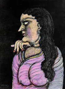 Chowdhury, Jogen (Artist). Untitled, n.d. | Drawing