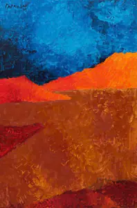 Padamsee, Akbar (Artist). Untitled (Metascape), 2009 | Painting