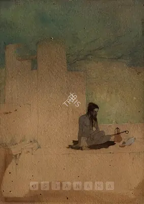 Tagore, Abanindranath (Artist). Rest, 1910 | Painting
