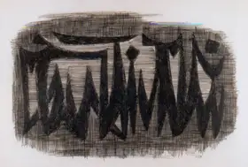 Sadequain (Artist). Untitled, 1962 | Drawing