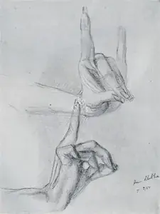 Bhabha, Homi J. (Artist). Mudra, 1950 | Sketch