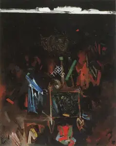 Palsikar, Shankar (Artist). OM, 1968 | Painting
