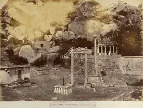 Pigou, William Henry (Photographer), Chittuldroog. Temple of Chamundee, c.1857 | Antiquarian Photograph