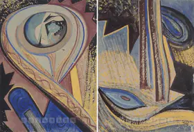 Haldar, A.K. (Artist). Drishti (Vision), 1944 | Painting
