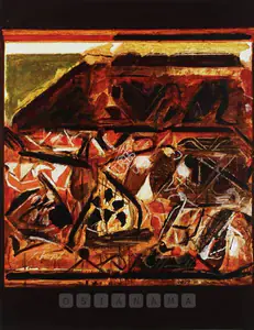 Raza, S.H. (Artist). Untitled, 1980 | Painting