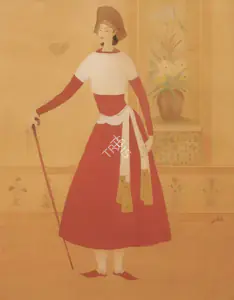 Chughtai, M.A.R. (Artist). Mughal, n.d. | Painting