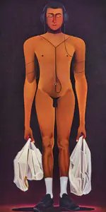 Nair, Surendran (Artist). Thinner Voice (Cuckoonebulopolis), 2003 | Painting