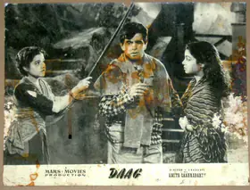 Babasaheb, V. (Cinematographer), Daag, 1952 | Lobby Card