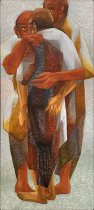 Sabavala, Jehangir (Artist). Conspirators, 1996 | Painting