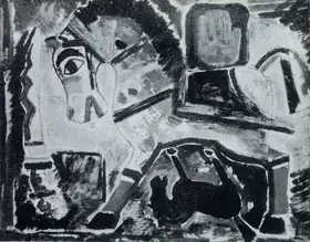 Husain, M.F. (Artist). Dul Dul Horse, n.d. | Painting