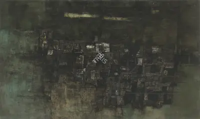 Ramkumar (Artist). Benaras, 1964 | Painting