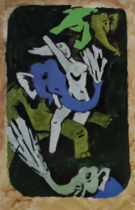 Husain, M.F. (Artist). Untitled, n.d. | Painting
