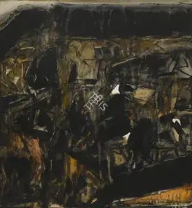 Raza, S.H. (Artist). Untitled, 1980 | Painting