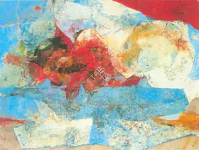 Naqsh, Jamil (Artist). Nude With Pigeon, 1983 | Painting
