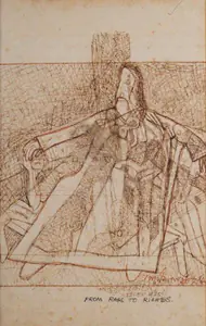 Pyne, Ganesh (Artist). From Rags to Riches, 1980s | Drawing