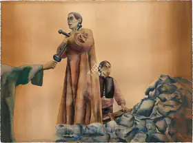 Dodiya, Anju (Artist). Joan - I (After Carl Dreyer), 1997 | Painting