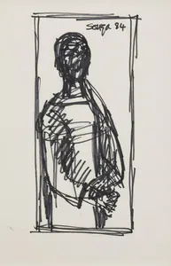 Souza, F.N. (Artist). Untitled, 1984 | Drawing