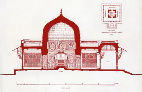 Unknown (Artist). Salim Chisti's Tomb, n.d. | Sketch