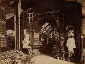 Narayan, Shew Shankar (Photographer), The Mucca or Indian Corn Gateway - Entrance to the Economic Court, 1883-1884 | Antiquarian Photograph