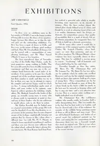 F, C.L. (Essayist). Exhibitions. In <i>Marg.</i> 7(2). March 1954 | Essay | 00668824