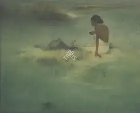 Early Bengal School (Artist). The Lover, n.d. | Painting