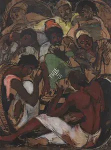 Ara, K.H. (Artist). Untitled, c.1940s | Painting