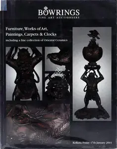Bowrings (Auction House). Furniture, Works of Art, Paintings, Carpets and Clocks. 17 January 2003 | Auction Catalogue | 00861895