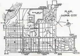Unknown (Cartographer). Plan of Jaipur City, n.d. | Map