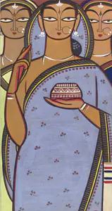 Roy, Jamini (Artist). Untitled (Three Women), n.d. | Painting