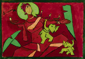 Husain, M.F. (Artist). Untitled, 2006 | Painting