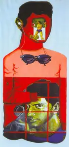 Goswami, Debraj (Artist). Covered/ Discovered, 2000 | Painting