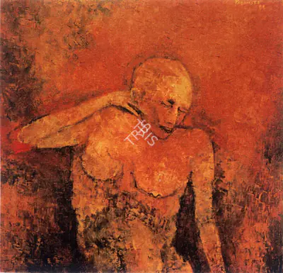 Padamsee, Akbar (Artist). Woman, 1986 | Painting