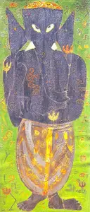 Muralidharan, K. (Artist). Ganesha, 2001 | Painting
