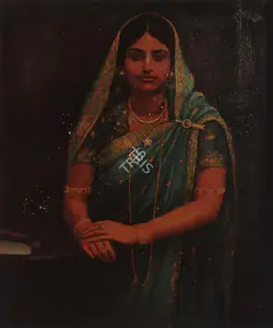 Bandopadhyay, Bamapada (Artist). Portrait of a Lady, 1911 | Painting